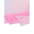 thumbnail image 4 of INSPIRAR CHIC Bufanda de Mujer Chiffon Seda Color Gradiente Ligera Chal Largo Rosa Azul, 4 of 8