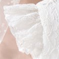 thumbnail image 6 of RMGVDSD Flower Girl Dresses Elegant Girls Dress Lace Fly Sleeve Round Neck Casual Dress Birthday Party Dresses Fashion Summer Sundress With Belt 7-8 Years, 6 of 9