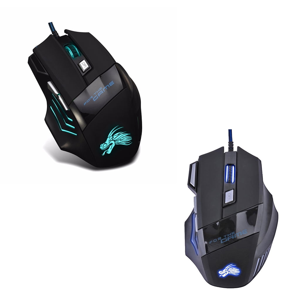 5500DPI Wired Gaming Mouse Professional 7 Buttons USB Cable LED Optical Gamer Mouse for Computer Laptop PC Mice 