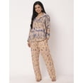 thumbnail image 2 of Moomaya Printed 2Pcs Co-Ord Set For Women, Shirt Top With Pants, 2 of 8