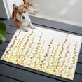 thumbnail image 3 of 2x3 Ft Entryway Area Rug, Sage Green Polka Dots Kitchen Rug Runner Washable Floor Mat, Yellow Watercolor Abstract Art Non Slip Indoor Door Mat Throw Carpet for Bathroom Living Room Bedroom, 3 of 8