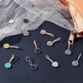 thumbnail image 5 of 28 Pcs Zipper Pull Charms Zipper Pulls Replacement Charms Colorful Iron Key Clasp Zipper Pull Pendants Removable Flat, 5 of 9