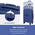 thumbnail image 2 of Landisun Luggage Sets 3 Piece, Hard Shell Suitcase Set with Spinner Wheels TSA Lock Carry on and Checked Luggage, Navy, 2 of 8