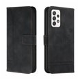 thumbnail image 1 of Funda con tapa estilo vintage para Samsung A52 4G/5G, ranura para múltiples tarjetas, protección total, estilo retro, material PU+TPU, 1 of 5