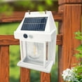 thumbnail image 3 of Lámpara Solar LED Pared Con Detección Cuerpo para Jardín (2 Blancas), 3 of 7