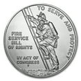 thumbnail image 2 of 1992 1 oz Silver Ben Franklin Firefighters Medal Commem BU, 2 of 3