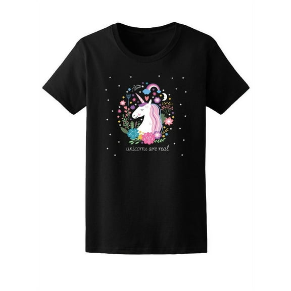 Cute Magic Unicorns Are Real Tee Women's -Image by Shutterstock
