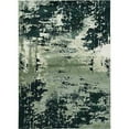 thumbnail image 2 of HomeRoots 353742 3 ft. 3 in. x 4 ft. 11 in. Polyester Silver Charcoal Area Rug, 2 of 2
