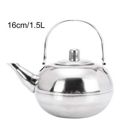 

PASILI 1 pcs 1/1.5/2 /2.5L stainless steel teapot with strainer kettle for coffee tea 1.5L
