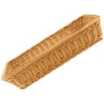 thumbnail image 4 of ZEONHAK 3 Pack 15.7 x 11.8 x 3.1 Inch Poly Wicker Bread Baskets, Rectangle Imitation Rattan Woven Basket, Poly Wicker Storage Baskets for Bread, Vegetable, Fruit, 4 of 6