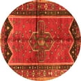 thumbnail image 1 of Ahgly Company Indoor Round Persian Orange Traditional Area Rugs, 3' Round, 1 of 1