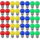 thumbnail image 1 of 40X Colored Led Bulbs E27 Decorative And Design Light 240 Lumens Ac220v-240v Decoration Lamp Mixed Colors Red Yellow Blue Green, 1 of 5