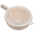 thumbnail image 1 of unbranded Colador Para Cocina Beige Con Doble Capa Y Para Escurrir, 1 of 8