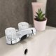 thumbnail image 5 of Grifo para lavabo Aqua Vista 10-B421-AV, cromo pulido, 5 of 7