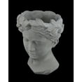 thumbnail image 2 of Visage Roman Goddess Cement Vase/Planter - Medium Size for Indoor Decor, 2 of 3