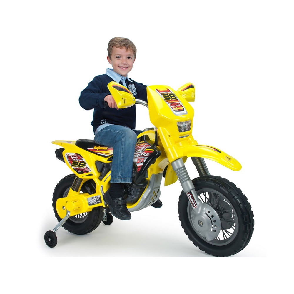 Injusa Thunder Max 12V Kids Battery Powered Dirt Bike Ride On