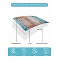 thumbnail image 5 of Quilts Twin Size Bedding Set, Vintage Anchor Lightweight Quilted Comforter, Retro Wood Nautical Summer Beach Soft Reversible Bedspread Coverlet with Pillow Covers for All Season, 68" x 86", 5 of 7