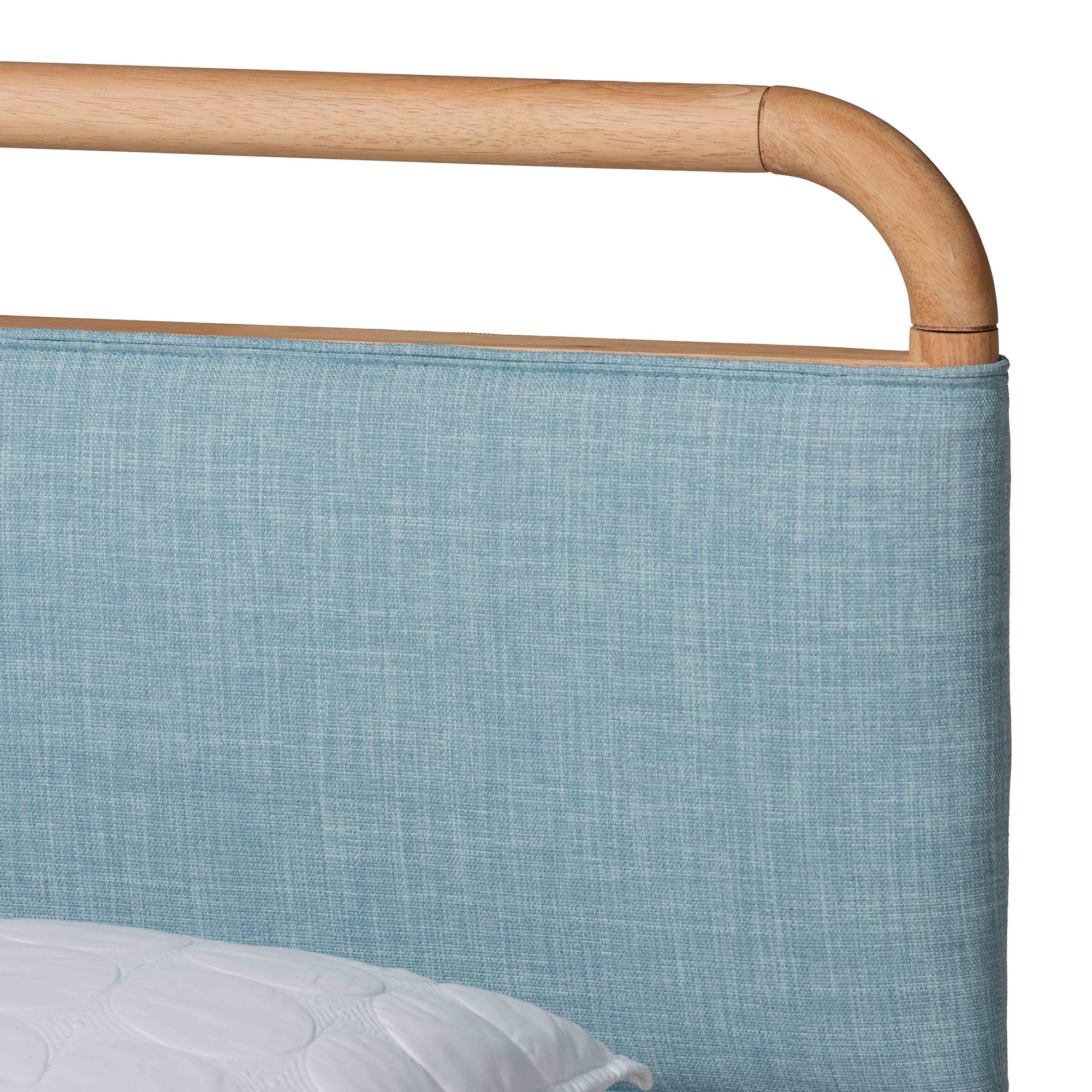 Baxton Studio Mateo Modern Platform Bed, Queen, Natural