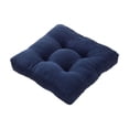 thumbnail image 2 of Chair Cushions for Outdoor Indoor Use,Corduroy Seat Pads with Ties,Soft Supportive Padding,Non Slip Straps,Breathable All Season Comfort,Ideal for Dining Chairs Study Chairs Balcony Chairs Navy, 2 of 6