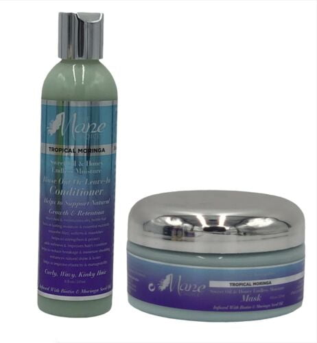 The Mane Choice Tropical Moringa Sweet Oil & Honey Mask & Leave In Conditioner