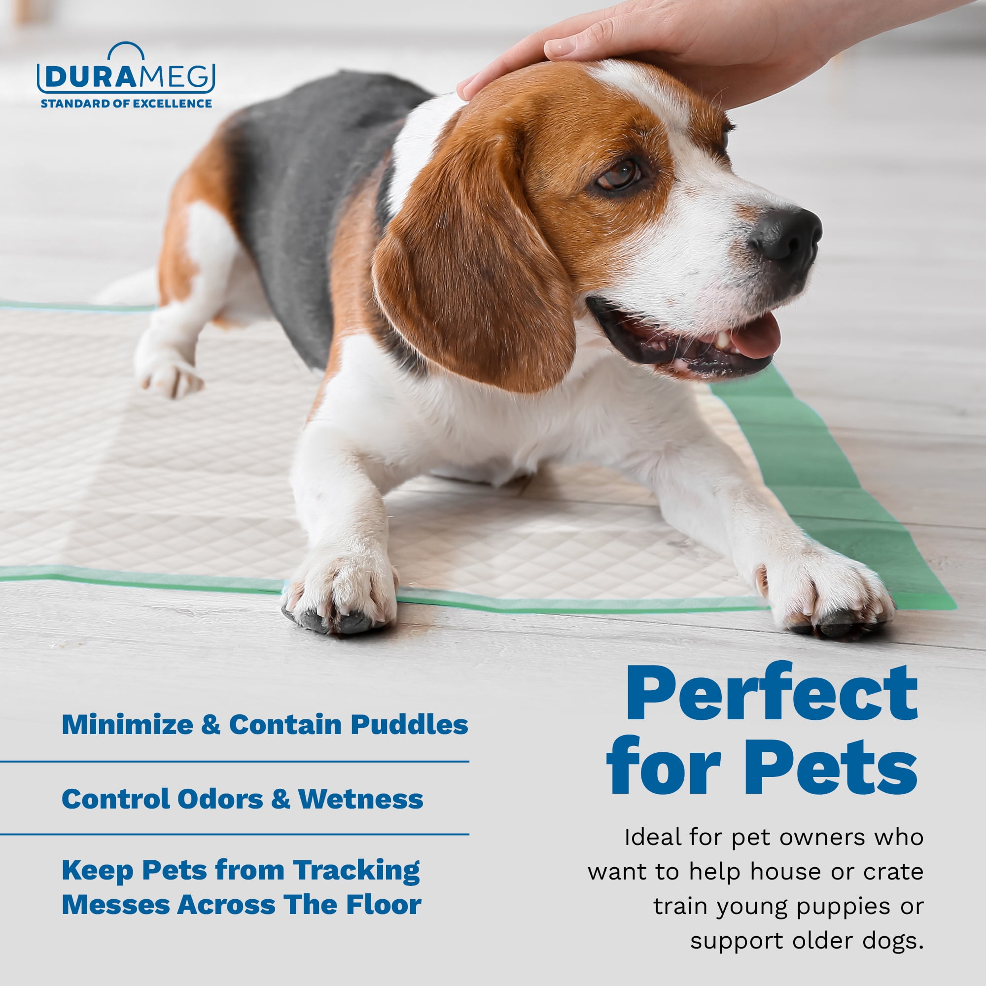Chucks Pads Disposable [50-Pads] Underpads 36x36 Incontinence Chux Pads Heavy Absorbent Fluff Protective Bed & Pee Pads for Babies, Kids, Adults & Elderly | Puppy Pads Large for Training Leak Proof
