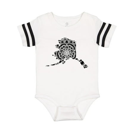 

Inktastic Alaska Silhouette Mandala Gift Baby Boy or Baby Girl Bodysuit