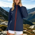 thumbnail image 4 of Ynynloco Women's Lightweight Softshell Jacket with Pockets Windbreaker Waterproof Warm Jacket for Running Golf Hiking, 4 of 5