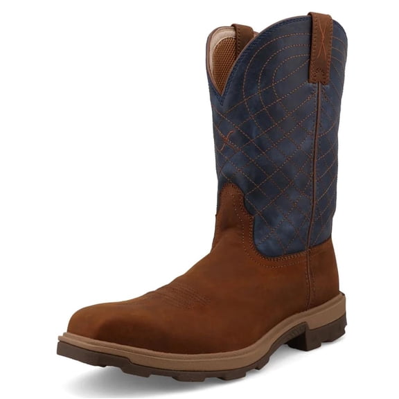 Twisted X 11" Ultralite X Brown - Boot Mens Work - Muln004
