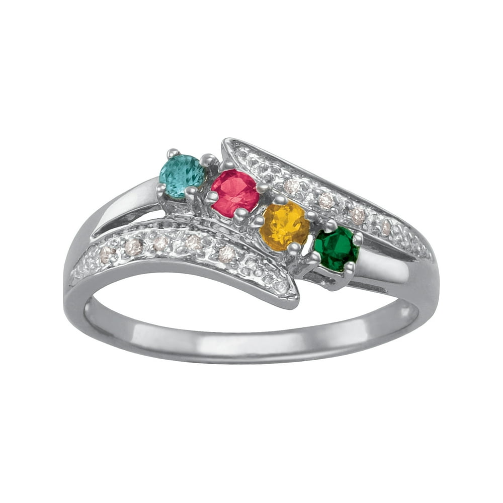 Keepsake Keepsake Personalized Family Jewelry Birthstone Flourish