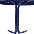 thumbnail image 4 of Northlight 22" Outdoor Retro Tulip Steel Side Table, Blue, 4 of 4