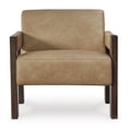 thumbnail image 2 of Signature Design by Ashley Adlanlock Contemporary Faux Leather Accent Chair, Brown, 2 of 5