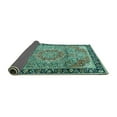 thumbnail image 2 of Ahgly Company Indoor Rectangle Medallion Turquoise Blue Traditional Area Rugs, 5' x 8', 2 of 4