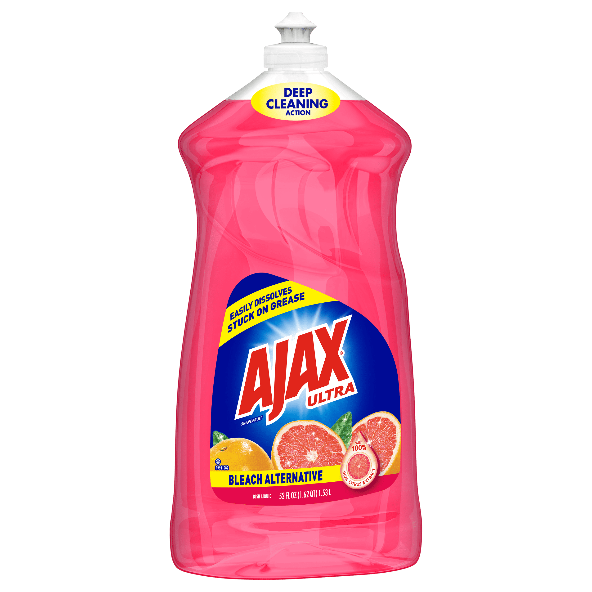 Ajax Ultra Bleach Alternative Liquid Dish Soap, Grapefruit 52 fluid