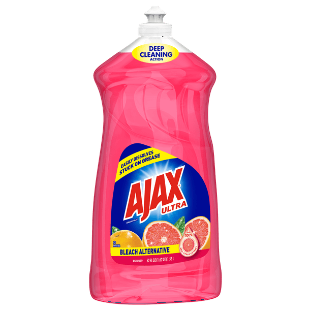 Ajax Ultra Bleach Alternative Liquid Dish Soap, Grapefruit 52 fluid