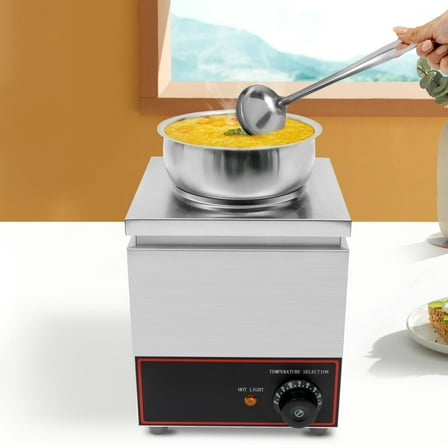 150W Electric Cheese Sauce Warmer Dispenser Stainless Steel Hot Fudge Heater