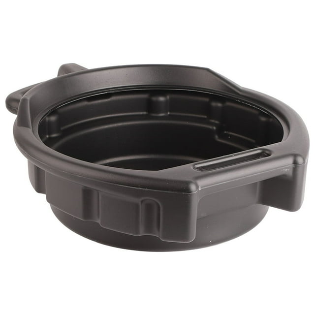 Portable Oil Drain Pan Black Anti Freeze Car Oil Change Pan Universal Auto Repair Tool 7.5L