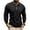 U-622 Black, variant on Khaki Man Long Sleeve T Shirts Tops Tee for Man Boat Neck Lounge Plain Fall Summer Shirts Button 2026 Clothes Fashion Country Concert Y2K XL