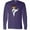 Purple, variant on African American Boy, Karate Boy, Black Belt, Kata Long Sleeve T-Shirt