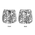 thumbnail image 6 of Sigee Hand Drawn Snake for Women's Athletic Shorts High Waisted Running Shorts Pocket Sporty Short Gym Elastic Workout ShortsLarge, 6 of 9