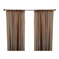 thumbnail image 1 of Cortina Deco 140 x 210 cm Organza con Canal Chocolate, 1 of 2