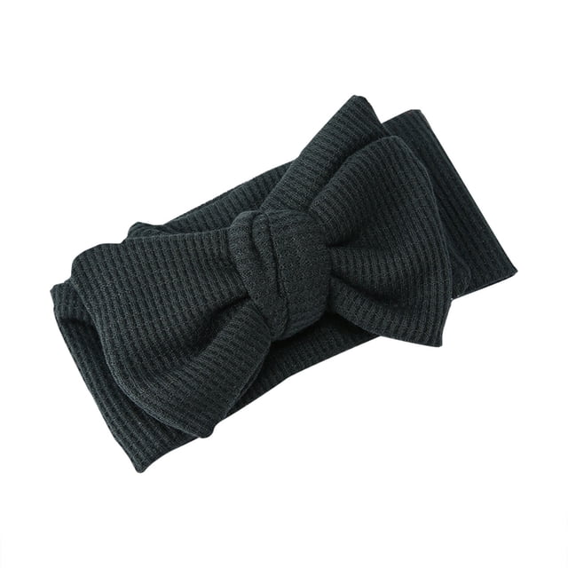 Baby Headbands 2 For And Toddlers Oversized Knot Bow Knit Headband Fontanelle Accessory For