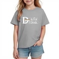 thumbnail image 3 of Juslio Boys Letter Pattern Shirts Short Sleeved Tops Comfortable, Breathable Crew Neck Casual T Shirts Sizes 2-18, 3 of 9