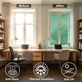 thumbnail image 7 of One Way Privacy Window Film, Reflective Mirror Glass Tint, Heat Control and Sun Blocking Cling for Sliding Doors, Home, Bedroom, Living Room and Office, 7 of 7