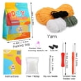 thumbnail image 7 of Jupean Beginners Crochet Kit, Cute Small Animals Kit for Beginers and Experts, Crochet Starter Kit for Beginner DIY Craft Art (corgi ), 7 of 7