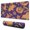 Halloween Spooky Icons-1, variant on Long Mouse Pads for Desk,Halloween Spooky Pumpkins Pattern Desk Mats on Top Of Desks, Desk Mouse Pad Extra Large with 3mm Non-Slip Base and Stitched Edge for Gaming,Office,Work,Home 31.5x11.8in