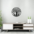 thumbnail image 5 of RETON Metal Wall Art Decor Tree of Life Wall Hanging Garden Sculptures for Bedroom Living Room Indoor Outdoor Gift, 5 of 7