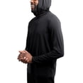 thumbnail image 3 of X RAY JEANS Mens Long Sleeve Hoodie T-Shirt, Black, 2XL, 3 of 6