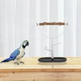thumbnail image 2 of Miangastore 1Pc Bird Perch Parrot Training Stand Bird Grinding Perch Chewing Wood Rod with Plastic Base, 2 of 9