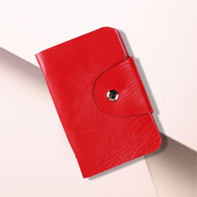 Paquete de tarjetas Yinane soporte 20 ranuras rojo