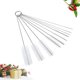 thumbnail image 3 of BRIGHTFUFU 10PCS / Set Cepillos de limpieza para pajitas de beber Limpiador de cepillos de nailon de acero inoxidable para pajitas de limpieza (Blanco), 3 of 7